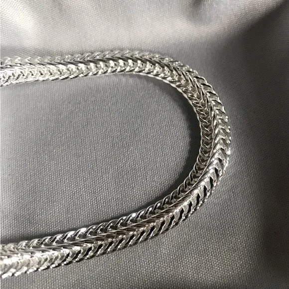 Sterling Silver Chain Bracelet - Picture 2 of 2